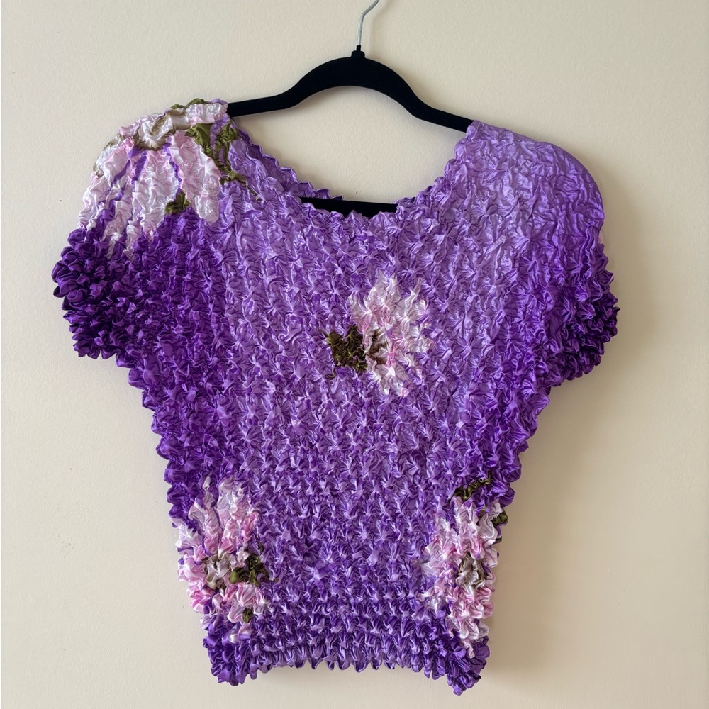 1990s Crinkled Popcorn Shirt